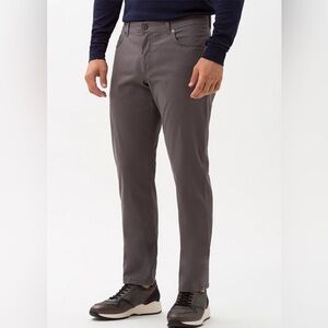 Men's Brax Feel Good Cooper Fancy Gray Pants